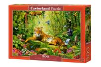 Opakowanie Puzzle 500 His Majesty, the Tiger CASTOR