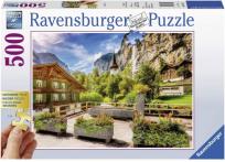 Opakowanie Puzzle 500 Lauterbrunnen, Szwajcaria