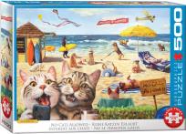 Opakowanie Puzzle 500 No cats allowed by Lucia Heffe 6500-5879