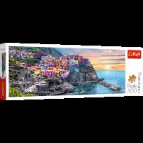 Opakowanie Puzzle 500 panoramiczne Vernazza o zachodzie słońca Włochy 29516