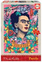 Opakowanie Puzzle 500 Viva La Vida, Frida Kahlo G3