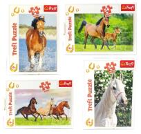 Opakowanie Puzzle 54 mini Świat koni mix