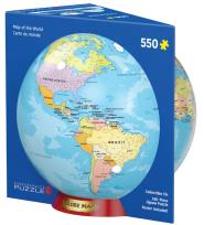 Opakowanie Puzzle 550 TIN Map of the World 8551-5863