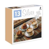 Opakowanie Puzzle 6 Kawa i ciastko Silver ALEX