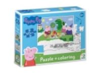 Opakowanie Puzzle 60 Peppa Pig 2 in 1
