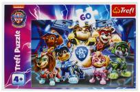 Opakowanie Puzzle 60 Przygody Bohaterów Miasta TREFL