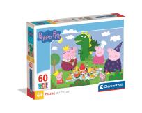 Opakowanie Puzzle 60 Super Kolor Peppa Pig