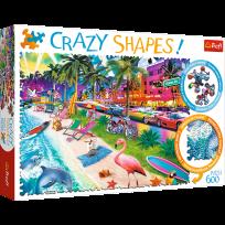 Opakowanie Puzzle 600 Crazy Shapes Plaża w Miami 11132