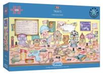 Opakowanie Puzzle 636 Salon piękności dla psów (panorama)