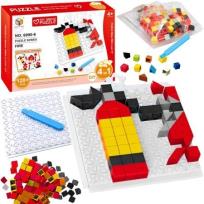 Opakowanie Puzzle DIY mozaika straży pożarnej 128el