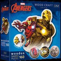 Opakowanie Puzzle drewniane 160 Odważny Iron Man TREFL