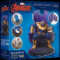 Opakowanie Puzzle drewniane 160 Thanos na tronie TREFL