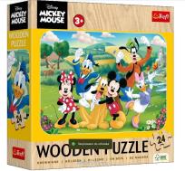 Opakowanie Puzzle drewniane 24 Mickey z przyjaciółmi TREFL