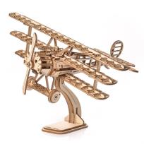 Opakowanie Puzzle Drewniane 3D - Samolot Trójpłat