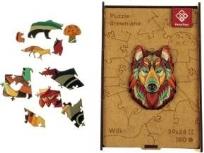 Opakowanie Puzzle drewniane A3 - Wilk