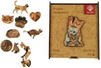 Opakowanie Puzzle drewniane A4 - Koty