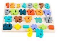 Opakowanie Puzzle drewniane Cyfry