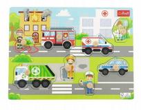 Opakowanie Puzzle drewniane medium City 61635