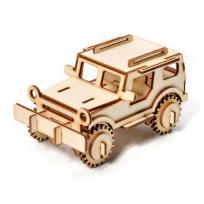 Opakowanie Puzzle drewniane Model 3D Jeep