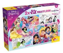 Opakowanie Puzzle dwustronne maxi 2 x 24 Princess