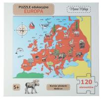 Opakowanie Puzzle edukacyjne Europa 120el