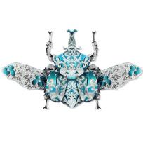 Opakowanie Puzzle Metalowe Model 3D - Broszka Chrząszcz