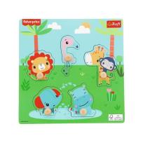 Opakowanie Puzzle mini drewniane Fisher Price fun 61619