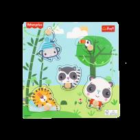 Opakowanie Puzzle mini drewniane Fisher Price jungle 61618
