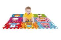 Opakowanie Puzzle piankowe 9 elementów Zwierzęta