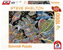 Opakowanie Puzzle PQ 1000 Steve Skleleton Kosmiczna kolonia