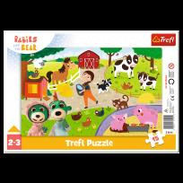 Opakowanie Puzzle ramkowe 15 Urocze Bobaski TREFL