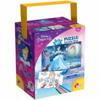 Opakowanie Puzzle z rączką Disney Księżniczki Mini 60 dwustronne