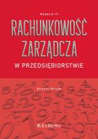 Okładka książki Rachunkowość zarządcza w przedsiębiorstwie (Wyd. III)