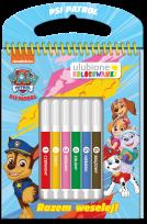 Okładka książki Razem weselej. Psi Patrol. Ulubione kolorowanki