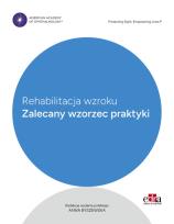 Okładka książki Rehabilitacja wzroku Zalecany wzorzec praktyki