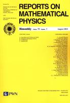 Opakowanie Reports on Mathematical Physics 92/1