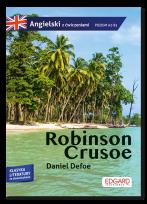 Okładka książki Robinson Crusoe. Przypadki Robinsona Crusoe. Adaptacja klasyki z ćwiczeniami do nauki języka angielskiego