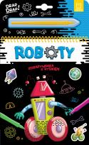 Okładka książki Roboty. Zdrapywanka z rysikiem
