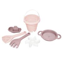 Opakowanie Różana Wata Cukrowa Zamek zestaw do piasku 6el