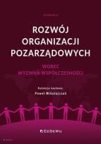 Okładka książki Rozwój organizacji pozarządowych wobec wyzwań współczesności (wyd. II)