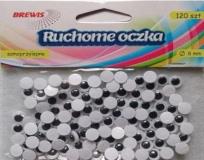 Opakowanie Ruchome oczka 8mm 120szt