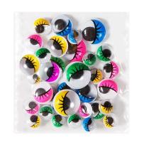 Okładka książki Ruchome oczka z rzęsami mix - kolorowe 36szt.