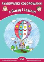 Okładka książki Rymowanki-kolorowanki z Basią i Jasiem