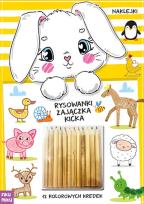 Okładka książki Rysowanki zajączka Kicka