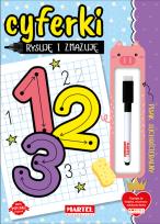 Okładka książki Rysuję i zmazuję. Cyferki z flamastrem