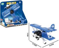 Opakowanie Samolot dwupłatowy policyjny rozkręcany