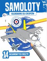 Okładka książki Samoloty. Kolorowanki dla chłopców