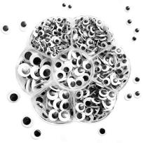 Opakowanie Samoprzylepne ruchome oczka 500szt 7 rozmiarów