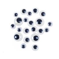 Opakowanie Samoprzylepne ruchome oczka mix świecące 20szt