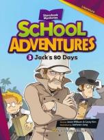Okładka książki School Adventures Level 2 cz.3 Jack's 80 Days + CD